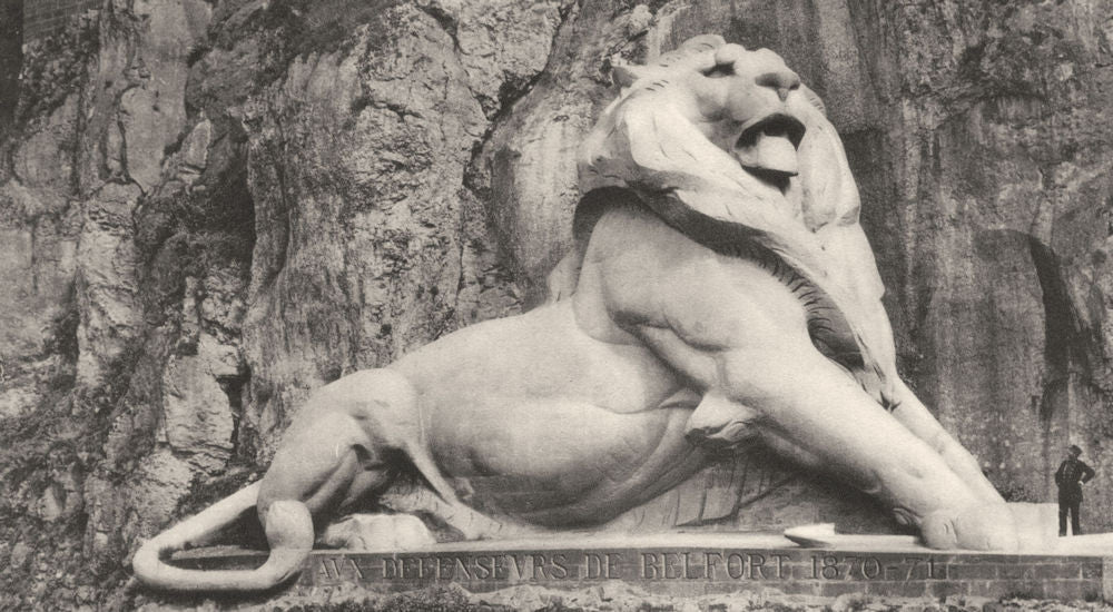 HAUT-RHIN. Le Haut-Rhin 1929 old vintage print picture